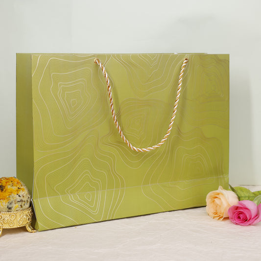 Contemporary Gold Foil Paper Bags
