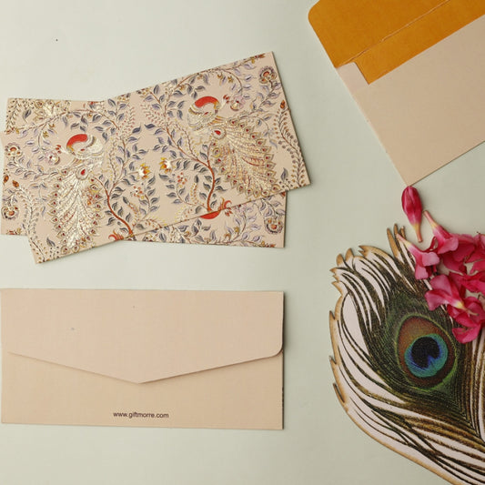 Peacock Theme Money Envelope (pack of 10)