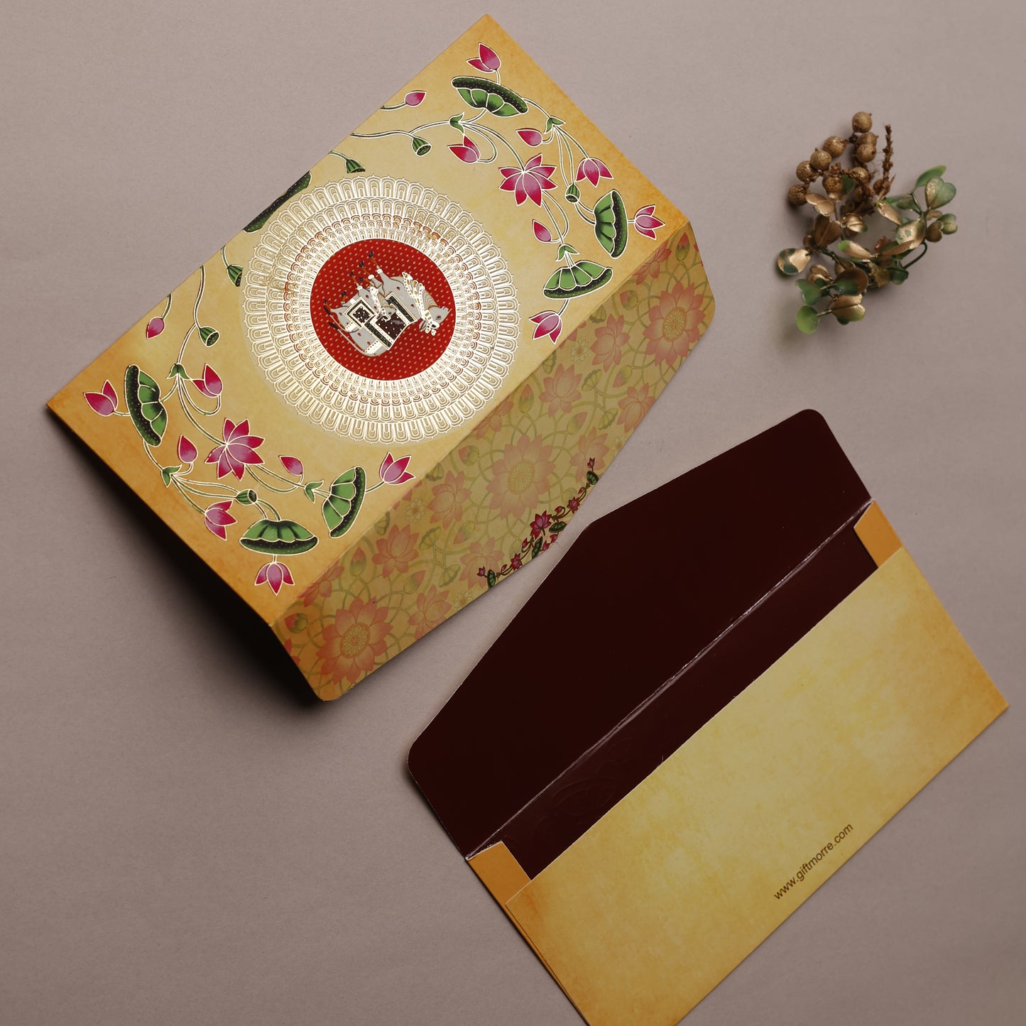 Pichwai Theme Money Envelope (pack of 10)