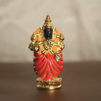 Goddess Padmavathi Idol - 24K Gold Plated | 4.5 Inches Divine Blessing Statue for Prosperity & Protection