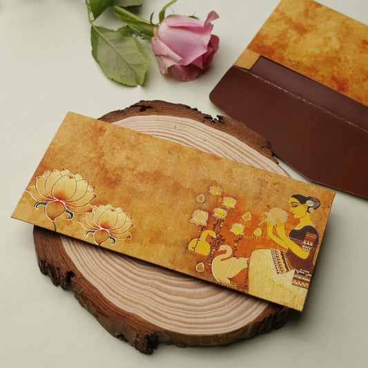 Lotus Theme Money Envelope (pack of 10)