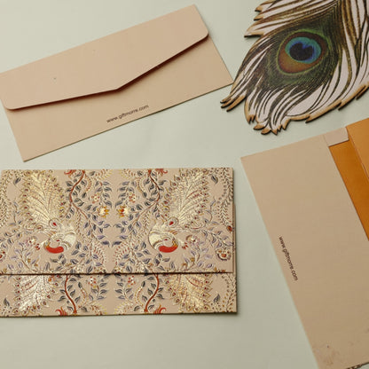 Peacock Theme Money Envelope (pack of 10)