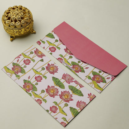 Lotus Theme Money Envelope (pack of 10)