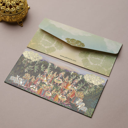 Krishna Leela Money Envelope (pack of 10)