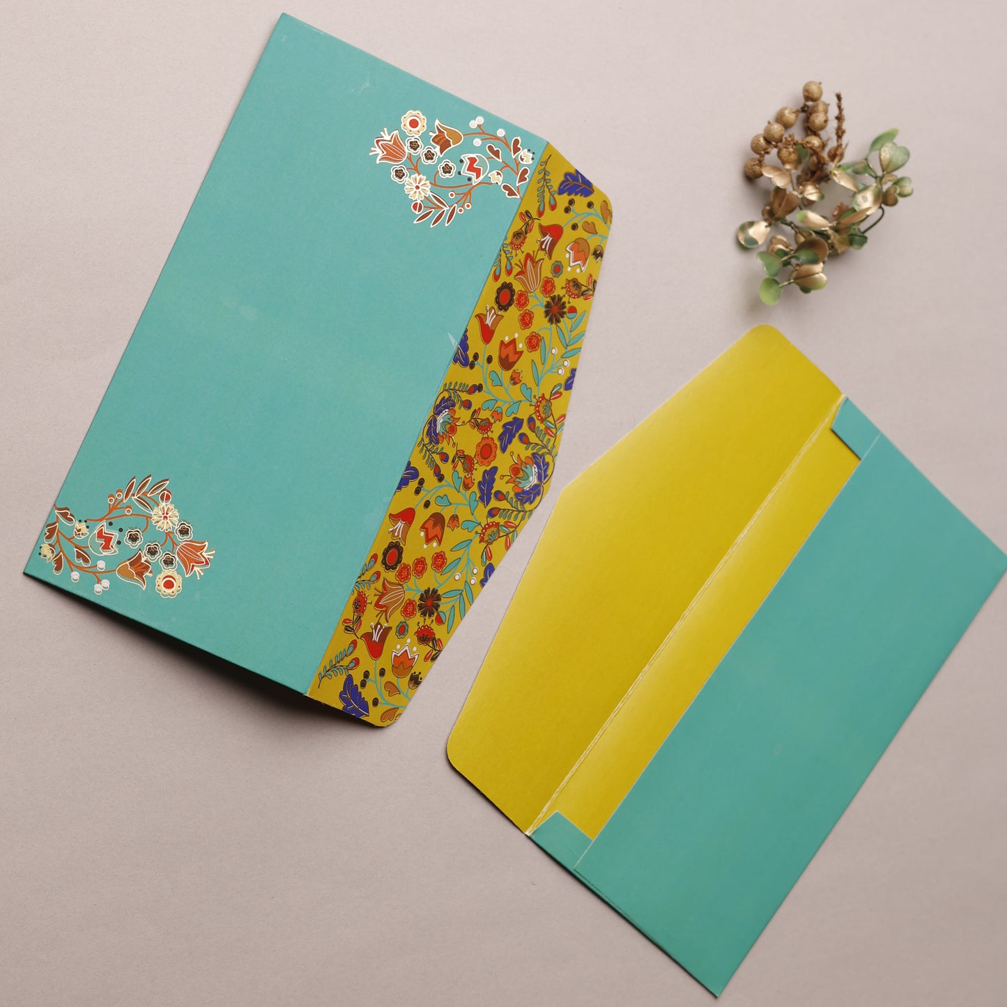 Floral Design In Refreshing Colours (pack of 10)