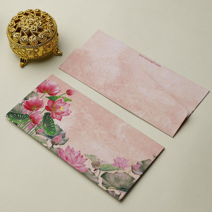 Lotus Theme Money Envelope (pack of 10)