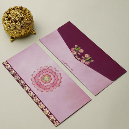Lotus Theme Money Envelope (pack of 10)