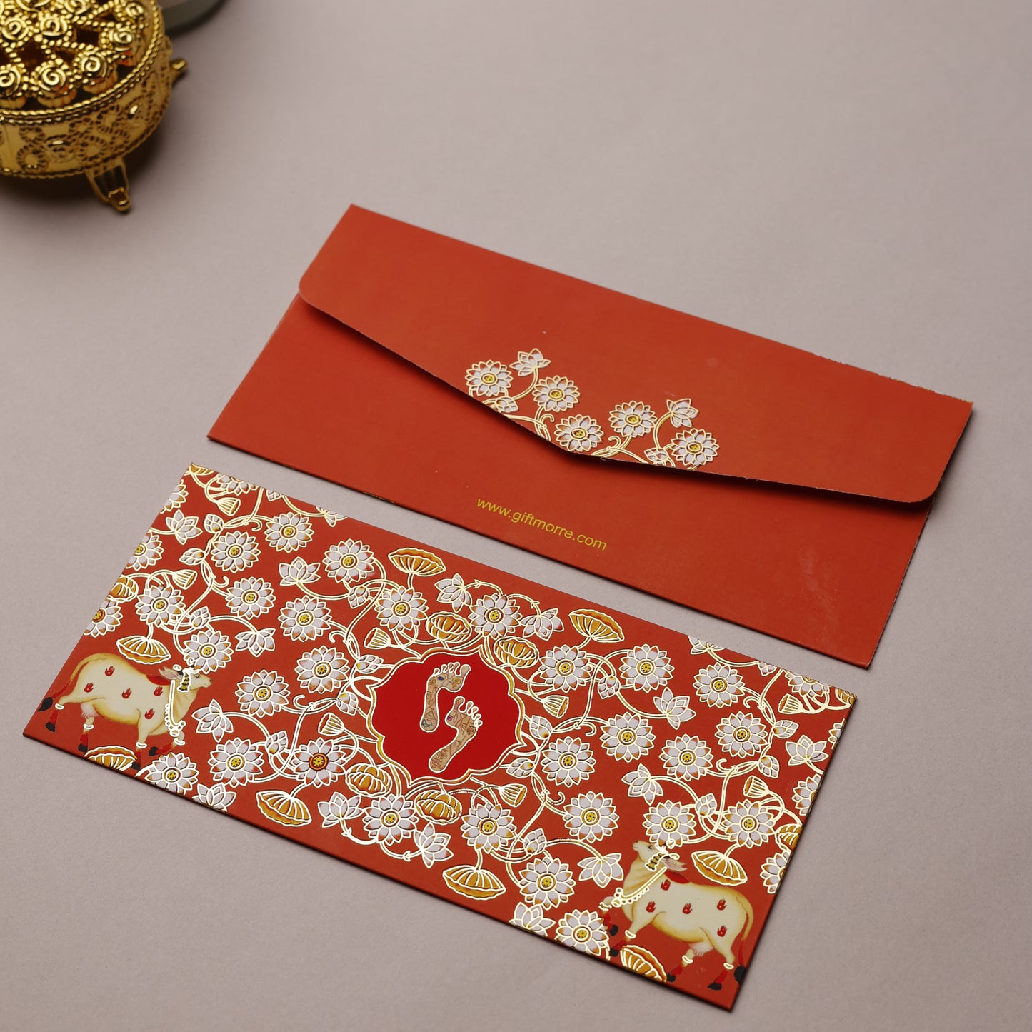 Pichwai Theme Money Envelope (pack of 10)