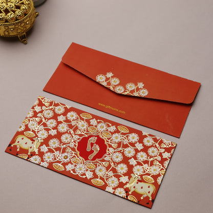 Pichwai Theme Money Envelope (pack of 10)