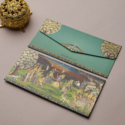 Krishna Leela Money Envelope (pack of 10)