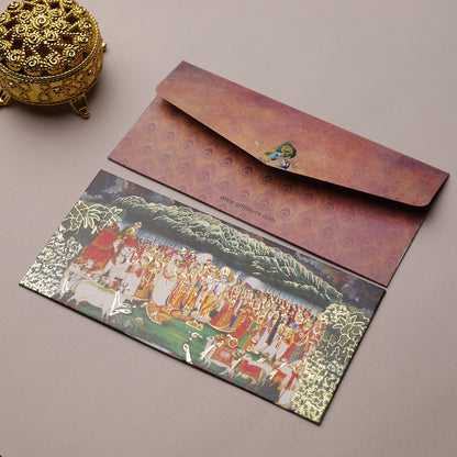 Krishna Leela Money Envelope (pack of 10)