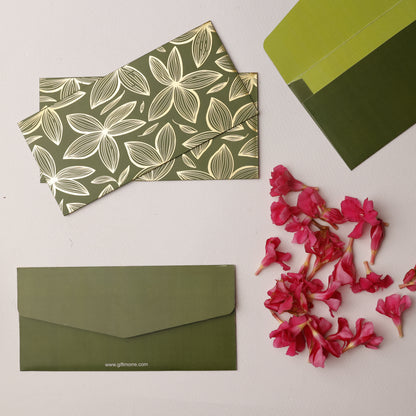 Rich Gold Foil Petals Money Envelope (pack of 10)