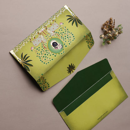Pichwai Theme Money Envelope (pack of 10)