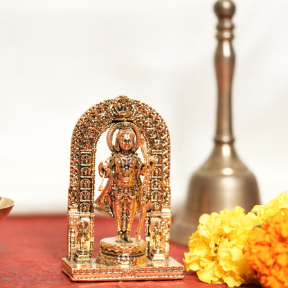 Small Ram Lalla Statue 24K Gold Plated | Symbol of Devotion & Spirituality