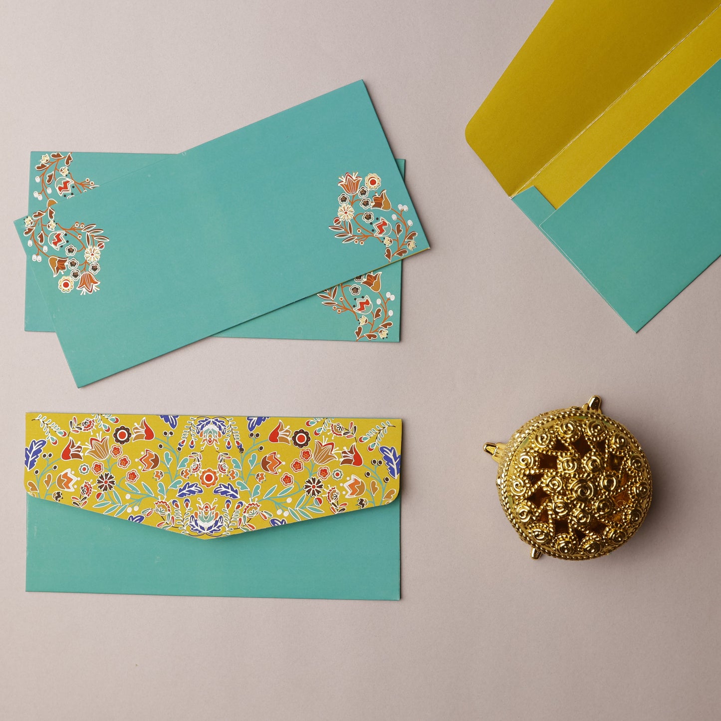 Floral Design In Refreshing Colours (pack of 10)