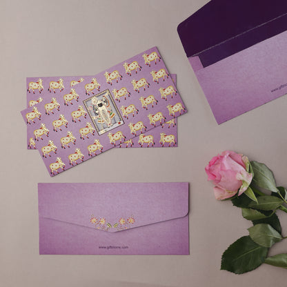 Pichwai Theme Money Envelope (pack of 10)