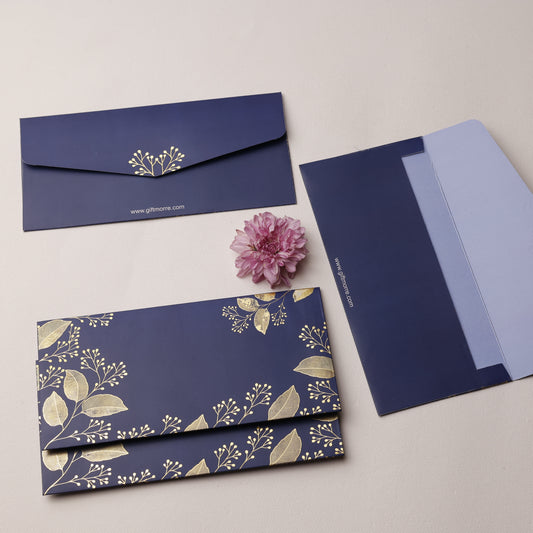 Rich Gold Foil Petals Money Envelope (pack of 10)