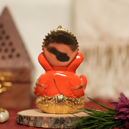 Divine Mini 24K Gold-Plated Lord Ganesha Idol - 2.5 Inches | Remover of Obstacles & Symbol of Prosperity