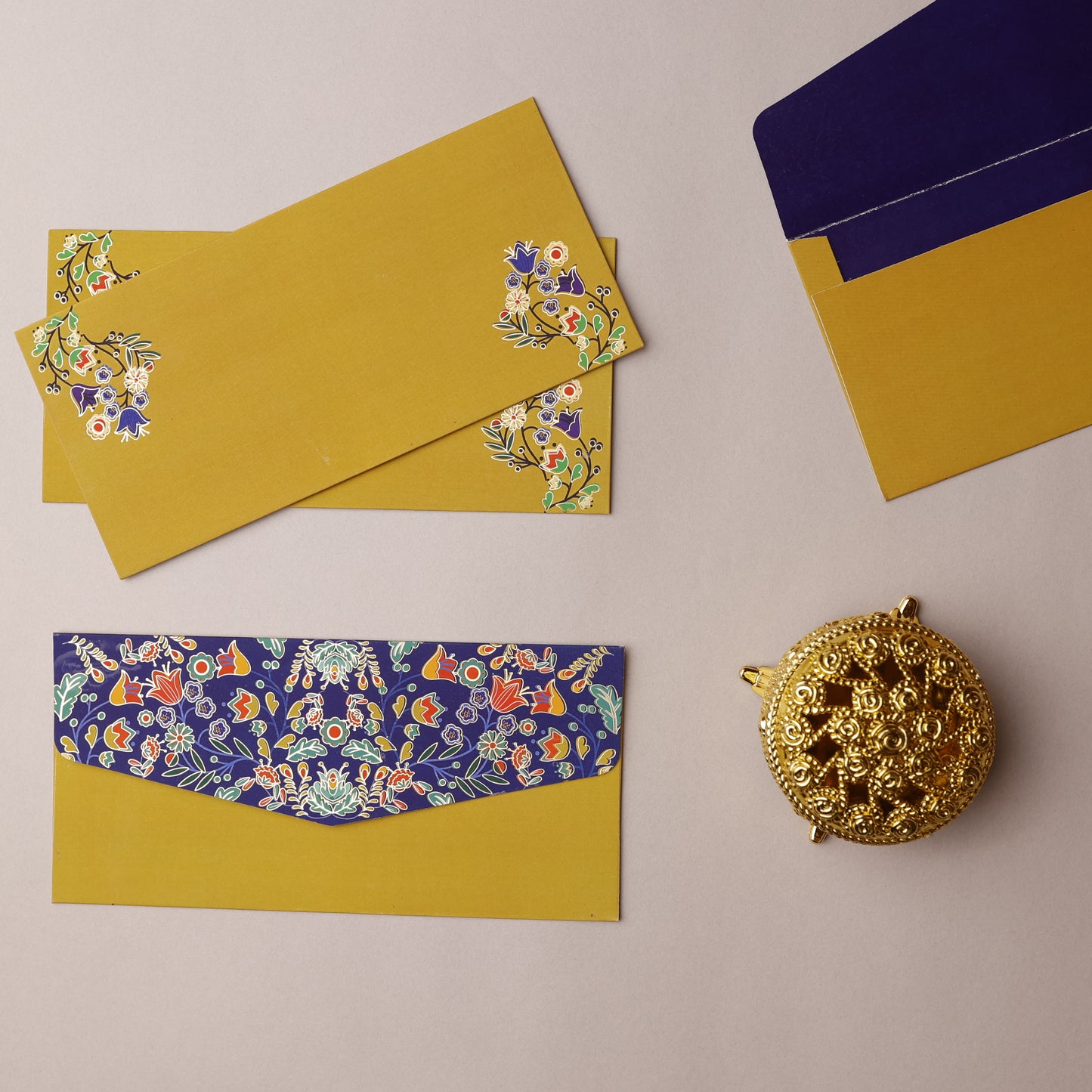 Floral Design In Refreshing Colours (pack of 10)