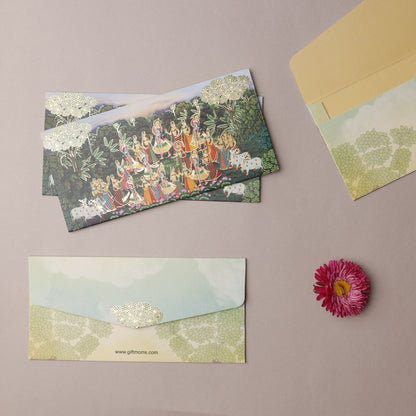 Krishna Leela Money Envelope (pack of 10)