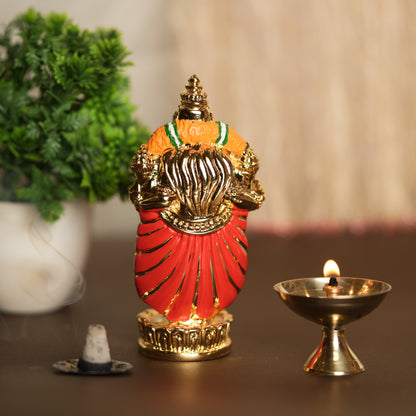 Goddess Padmavathi Idol - 24K Gold Plated | 4.5 Inches Divine Blessing Statue for Prosperity & Protection
