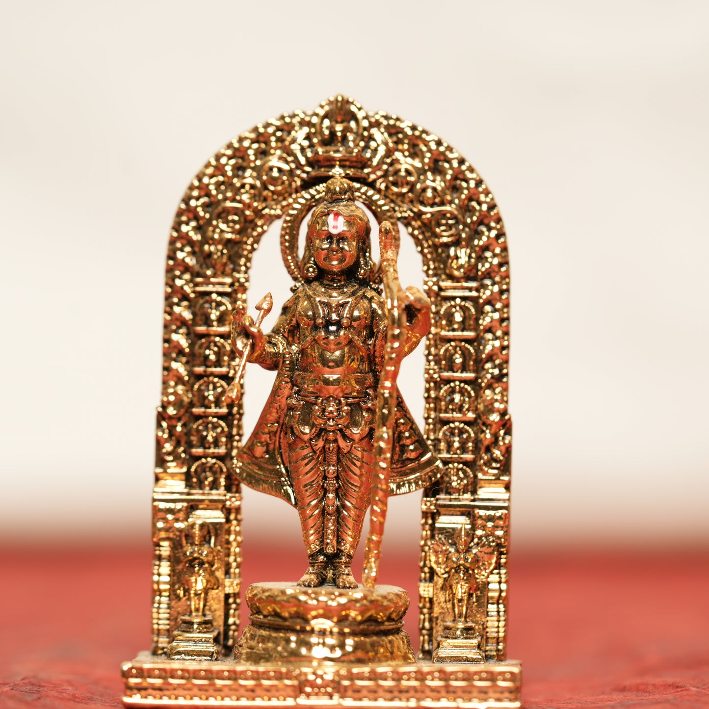 Small Ram Lalla Statue 24K Gold Plated | Symbol of Devotion & Spirituality