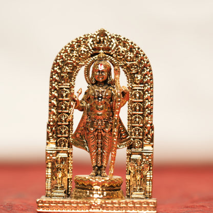 Small Ram Lalla Statue 24K Gold Plated | Symbol of Devotion & Spirituality
