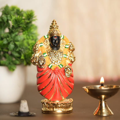 Goddess Padmavathi Idol - 24K Gold Plated for Prosperity, Protection & Spiritual Blessings