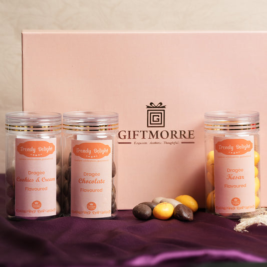 Premium Customizable Nut Trio Hamper: A Gourmet Indulgence
