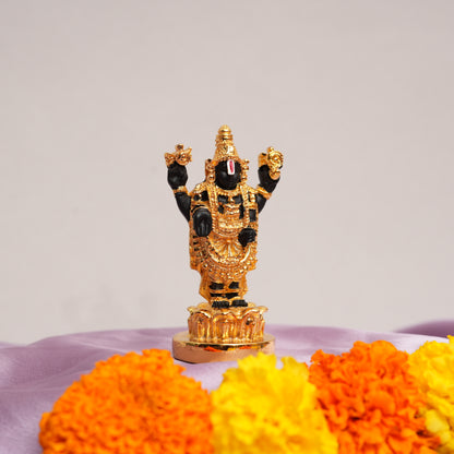 24K Gold Balaji (Lord Venkateswara) Statue | Divine Symbol of Devotion & Spiritual Reverence