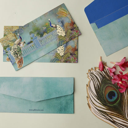 Peacock Theme Money Envelope (pack of 10)