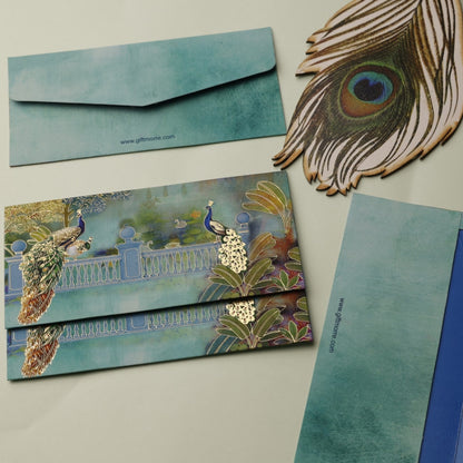 Peacock Theme Money Envelope (pack of 10)